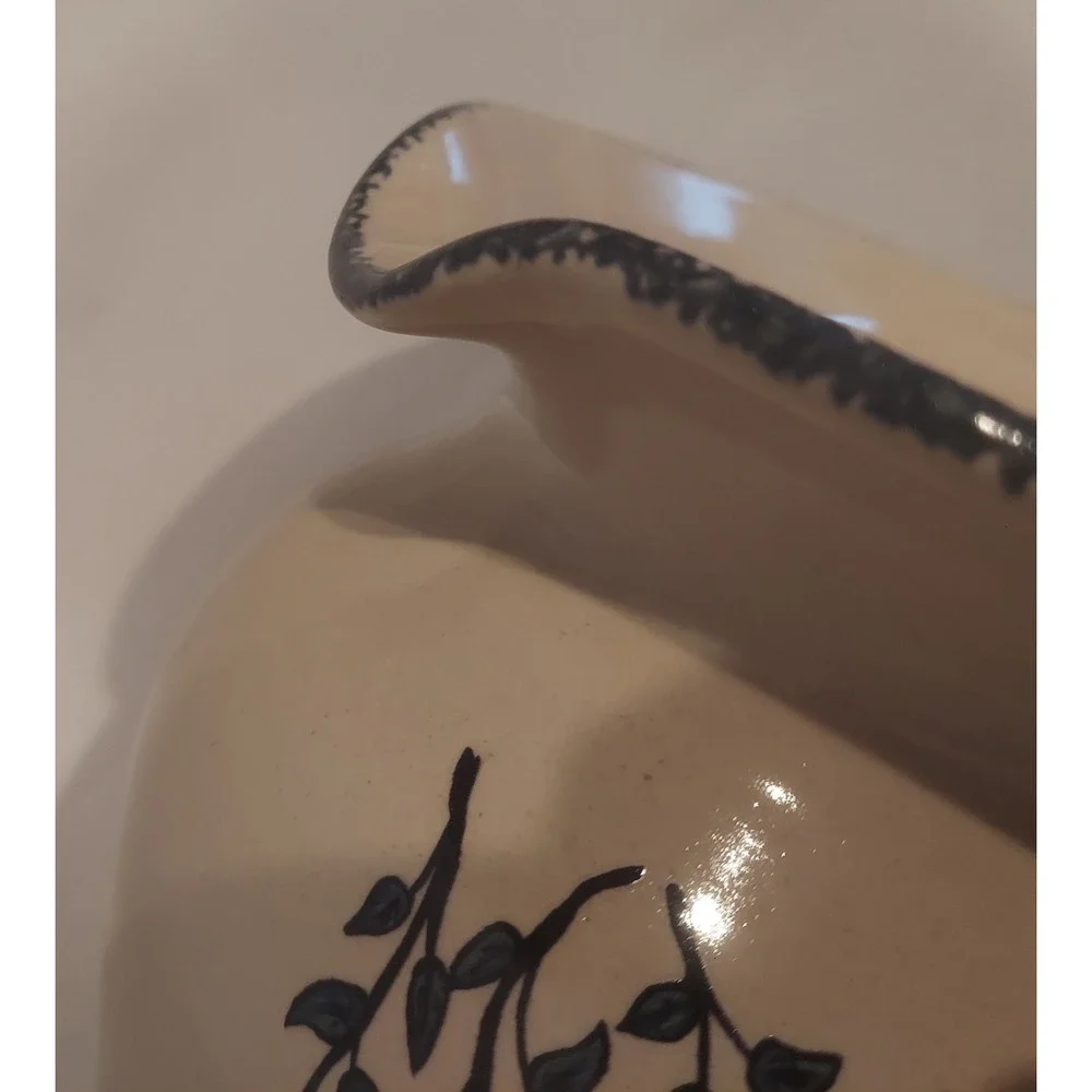Home & Garden Party Ltd. 2002 Vintage Birdhouse Stoneware Pitcher Made in USA